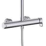 Casa si Gradina - Sanitare - Cazi si cabine de dus - Coloane si seturi de dus - Sistem de dus Roca A5A9A6EC00, 250 mm, 1 bar, 100 mm, 1.5 m, 970 mm, 340 mm, 1 functii palarie dus, Crom - Infinity.ro