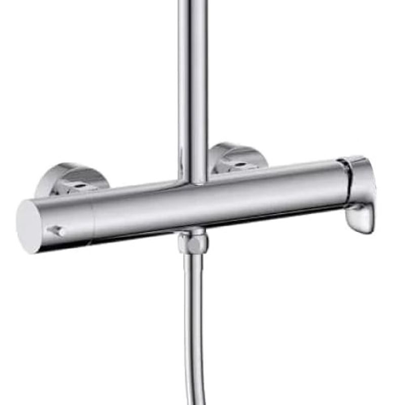 Casa si Gradina - Sanitare - Cazi si cabine de dus - Coloane si seturi de dus - Sistem de dus Roca A5A9A6EC00, 250 mm, 1 bar, 100 mm, 1.5 m, 970 mm, 340 mm, 1 functii palarie dus, Crom - Infinity.ro