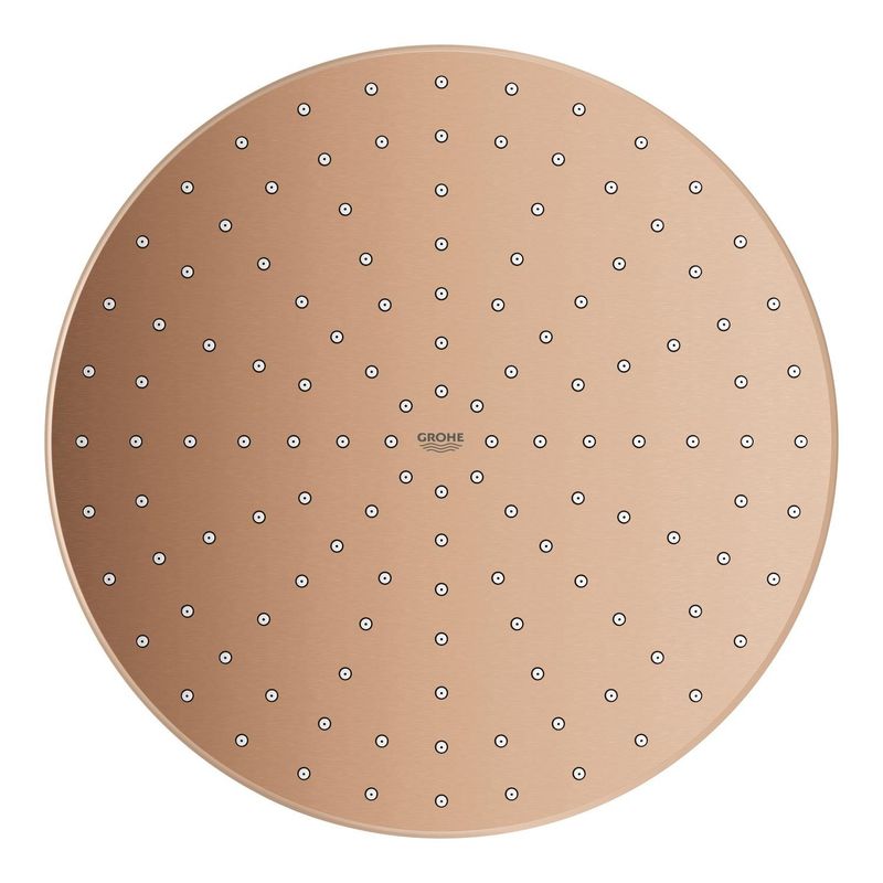 Casa si Gradina - Sanitare - Cazi si cabine de dus - Coloane si seturi de dus - Dus fix Grohe 26558DL0, 310 mm, 0.8 bar, 422 mm, 1 pulverizari, 1/2 conexiune instalare, pivotant, Cupru - Infinity.ro