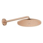 Casa si Gradina - Sanitare - Cazi si cabine de dus - Coloane si seturi de dus - Dus fix Grohe 26558DL0, 310 mm, 0.8 bar, 422 mm, 1 pulverizari, 1/2 conexiune instalare, pivotant, Cupru - Infinity.ro