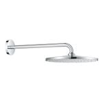 Casa si Gradina - Sanitare - Cazi si cabine de dus - Coloane si seturi de dus - Dus fix Grohe 26557000, 310 mm, 1 bar, 422 mm, 1 pulverizari, 1/2 conexiune instalare, pivotant, Crom - Infinity.ro