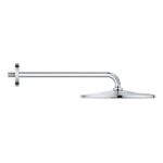 Casa si Gradina - Sanitare - Cazi si cabine de dus - Coloane si seturi de dus - Dus fix Grohe 26557000, 310 mm, 1 bar, 422 mm, 1 pulverizari, 1/2 conexiune instalare, pivotant, Crom - Infinity.ro