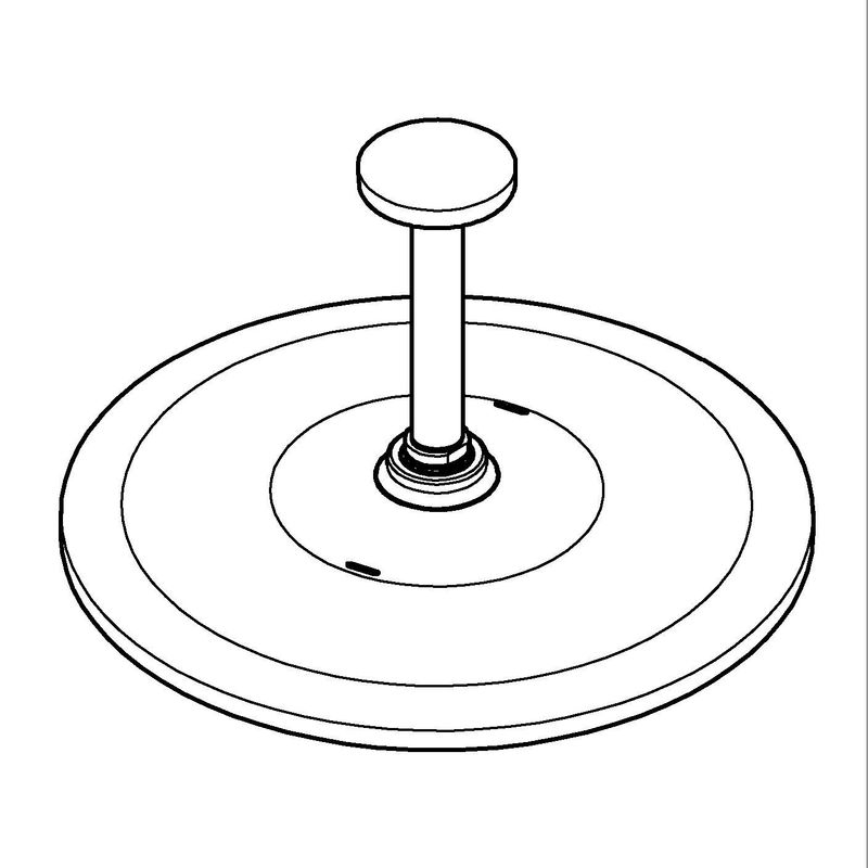 Casa si Gradina - Sanitare - Cazi si cabine de dus - Coloane si seturi de dus - Dus fix Grohe 26559000, 310 mm, 1 bar, 142 mm, 1 pulverizari, 1/2 conexiune instalare, sistem anticalcar, Crom - Infinity.ro
