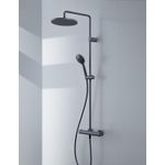 Casa si Gradina - Sanitare - Cazi si cabine de dus - Coloane si seturi de dus - Sistem dus Duravit TH4282008046, 250 mm, 1 bar, 100 mm, 1.6 m, 1125 mm, 354 mm, 1 functii palarie dus, Negru - Infinity.ro