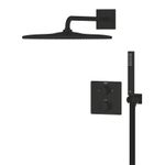Casa si Gradina - Sanitare - Cazi si cabine de dus - Coloane si seturi de dus - Sistem dus Grohe 348812430, 310 mm, 1.2 bar, 30 mm, 1.5 m, 422 mm, 1 functii palarie dus, 1 functii para dus, Negru - Infinity.ro