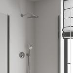 Casa si Gradina - Sanitare - Cazi si cabine de dus - Coloane si seturi de dus - Dus fix Grohe 26663000, 250 mm, 1 bar, 380 mm, 1 pulverizari, 1 functii, 1/2 conexiune instalare, Crom - Infinity.ro