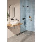 Casa si Gradina - Sanitare - Cazi si cabine de dus - Coloane si seturi de dus - Dus fix Grohe 265642430, 310 mm, 1 bar, 422 mm, 1 pulverizari, 1/2 conexiune instalare, pivotant, Negru - Infinity.ro