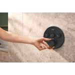 Casa si Gradina - Sanitare - Cazi si cabine de dus - Coloane si seturi de dus - Sistem dus Grohe 348742430, 310 mm, 1.2 bar, 30 mm, 1.5 m, 430 mm, 2 functii palarie dus, 1 functii para dus, Negru - Infinity.ro