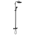 Casa si Gradina - Sanitare - Cazi si cabine de dus - Coloane si seturi de dus - Sistem dus Grohe 269882431, 250 mm, 1 bar, 110 mm, 1.75 m, 1588 mm, 412 mm, 1 functii palarie dus, Negru - Infinity.ro