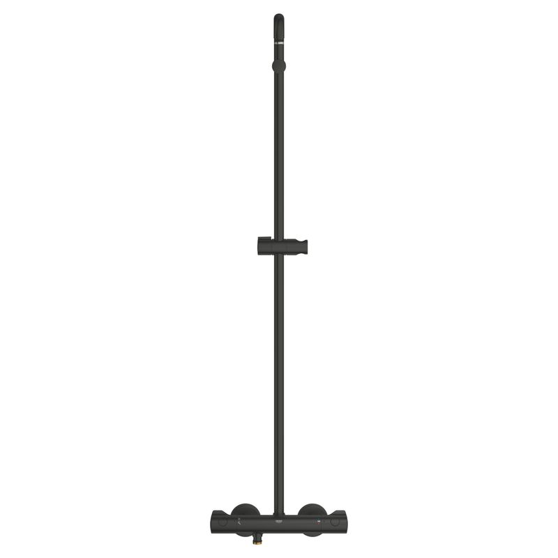 Casa si Gradina - Sanitare - Cazi si cabine de dus - Coloane si seturi de dus - Sistem dus Grohe 268112431, 210 mm, 0.9 bar, 110 mm, 1.75 m, 1132 mm, 412 mm, 1 functii palarie dus, Negru - Infinity.ro