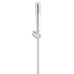 Casa si Gradina - Sanitare - Cazi si cabine de dus - Coloane si seturi de dus - Set para de dus Grohe 27459000, 55 mm, 1.5 m, 216 mm, 1 functii, 1/2 racord, sistem anticalcar, Crom - Infinity.ro
