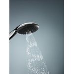 Casa si Gradina - Sanitare - Cazi si cabine de dus - Coloane si seturi de dus - Para de dus Grohe 26031001, 110 mm, 211 mm, 3 functii, 1/2 racord, sistem anticalcar, universal, Crom - Infinity.ro