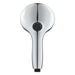 Casa si Gradina - Sanitare - Cazi si cabine de dus - Coloane si seturi de dus - Para de dus Grohe 26031001, 110 mm, 211 mm, 3 functii, 1/2 racord, sistem anticalcar, universal, Crom - Infinity.ro