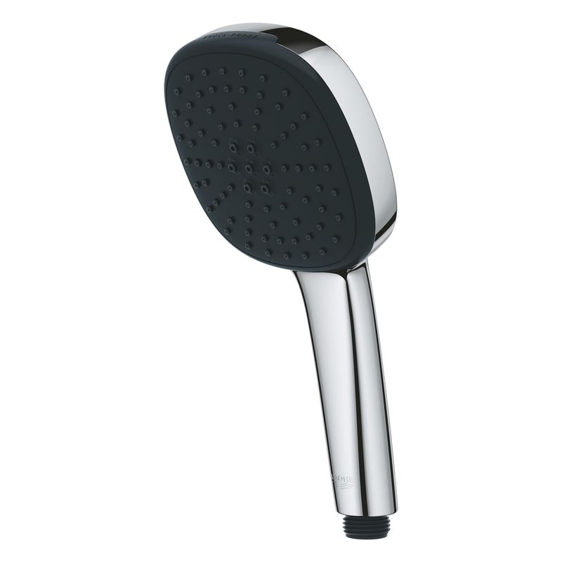 Casa si Gradina - Sanitare - Cazi si cabine de dus - Coloane si seturi de dus - Para de dus Grohe 26397001, 110 mm, 211 mm, 2 functii, 1/2 racord, sistem anticalcar, universal, Crom - Infinity.ro