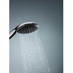 Casa si Gradina - Sanitare - Cazi si cabine de dus - Coloane si seturi de dus - Para de dus Grohe 26031001, 110 mm, 211 mm, 3 functii, 1/2 racord, sistem anticalcar, universal, Crom - Infinity.ro