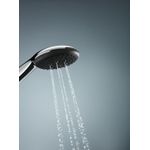 Casa si Gradina - Sanitare - Cazi si cabine de dus - Coloane si seturi de dus - Para de dus Grohe 26031001, 110 mm, 211 mm, 3 functii, 1/2 racord, sistem anticalcar, universal, Crom - Infinity.ro