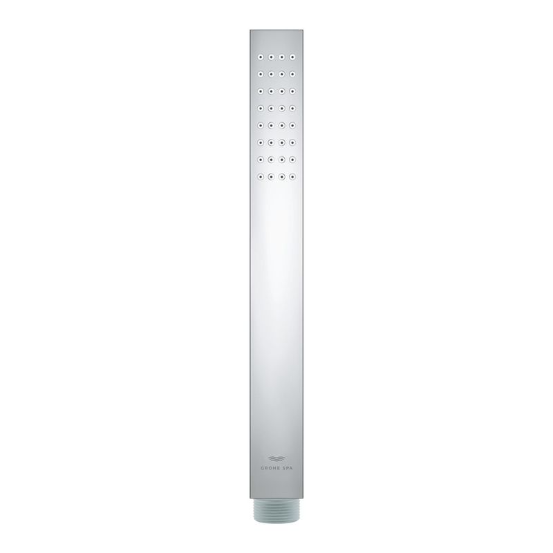 Casa si Gradina - Sanitare - Cazi si cabine de dus - Coloane si seturi de dus - Para de dus Grohe 26884000, 25 mm, 216 mm, 1 functii, 1/2 racord, sistem anticalcar, universal, Crom - Infinity.ro
