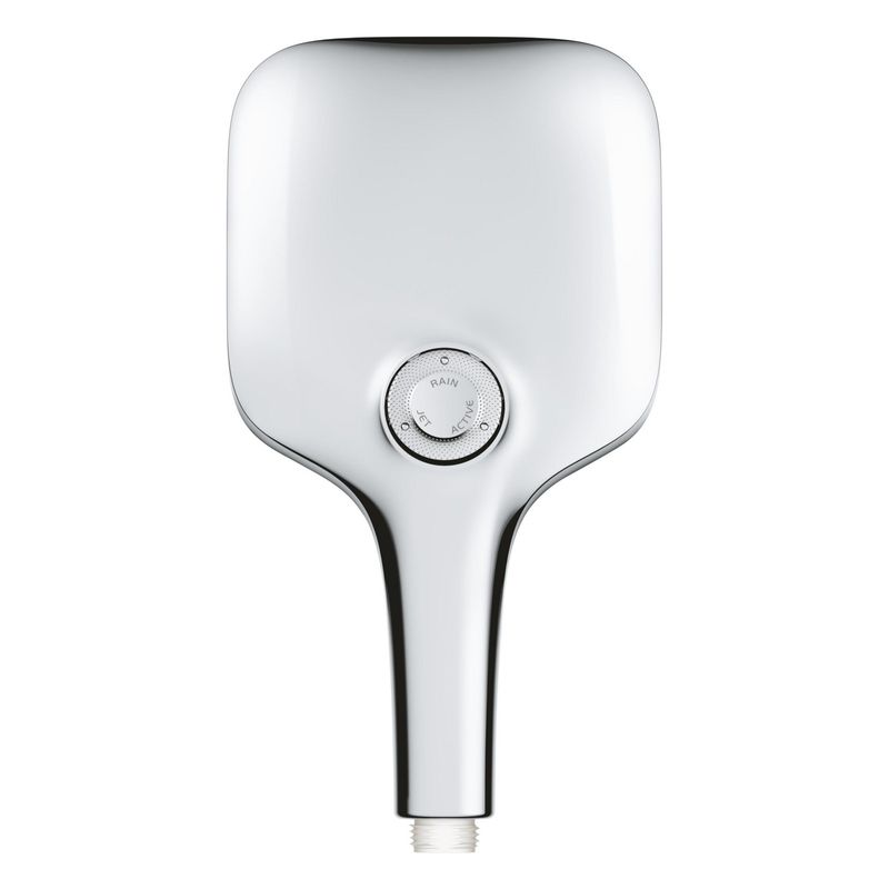 Casa si Gradina - Sanitare - Cazi si cabine de dus - Coloane si seturi de dus - Para de dus Grohe 26552000, 130 mm, 247 mm, 3 functii, 1/2 racord, sistem anticalcar, universal, Crom - Infinity.ro
