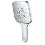 Casa si Gradina - Sanitare - Cazi si cabine de dus - Coloane si seturi de dus - Para de dus Grohe 26552000, 130 mm, 247 mm, 3 functii, 1/2 racord, sistem anticalcar, universal, Crom - Infinity.ro