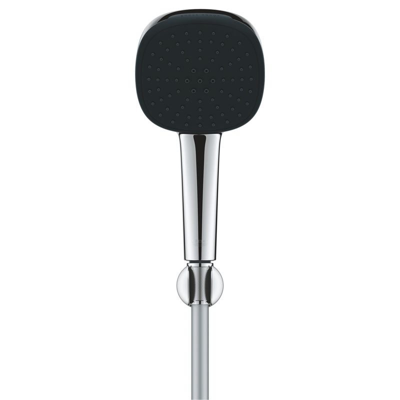 Casa si Gradina - Sanitare - Cazi si cabine de dus - Coloane si seturi de dus - Para de dus Grohe 26399001, 110 mm, 1.75 m, 211 mm, 2 functii, 1/2 racord, sistem anticalcar, universal, Crom - Infinity.ro