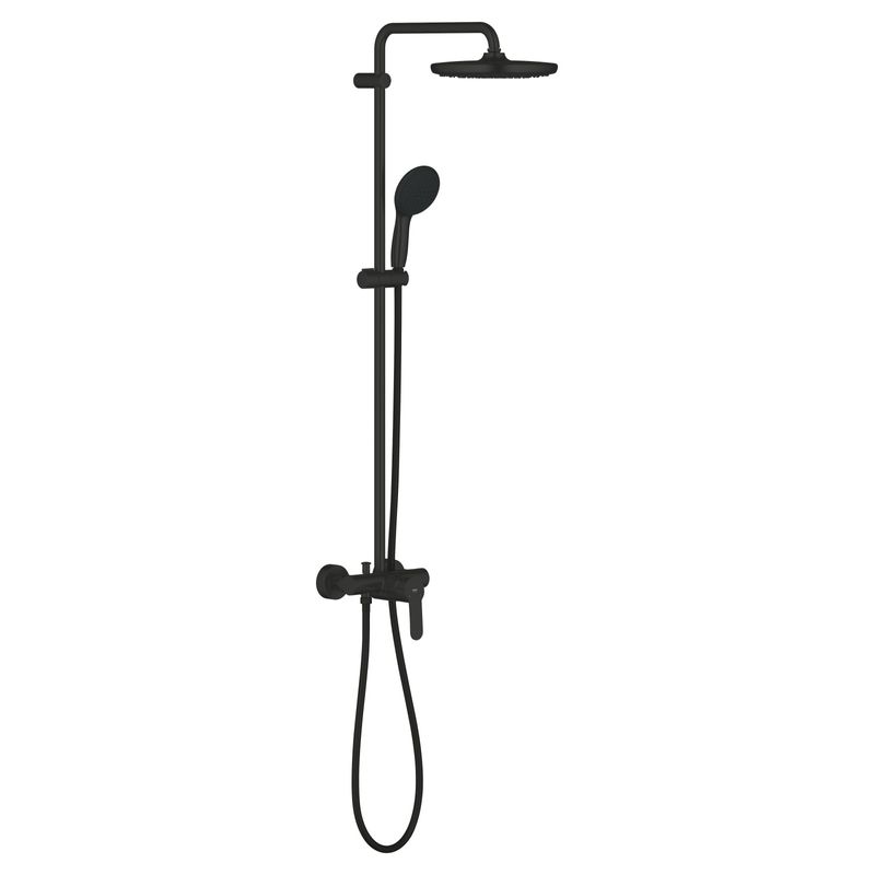 Casa si Gradina - Sanitare - Cazi si cabine de dus - Coloane si seturi de dus - Sistem dus Grohe 266732431, 250 mm, 0.9 bar, 110 mm, 1.75 m, 1118 mm, 412 mm, 1 functii palarie dus, Negru - Infinity.ro