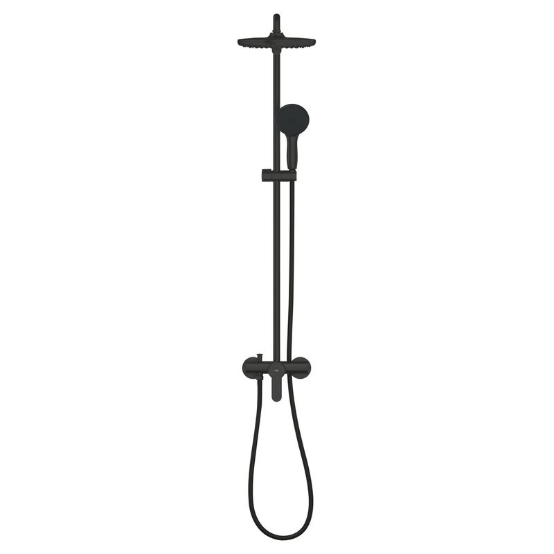 Casa si Gradina - Sanitare - Cazi si cabine de dus - Coloane si seturi de dus - Sistem dus Grohe 266732431, 250 mm, 0.9 bar, 110 mm, 1.75 m, 1118 mm, 412 mm, 1 functii palarie dus, Negru - Infinity.ro