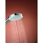 Casa si Gradina - Sanitare - Cazi si cabine de dus - Coloane si seturi de dus - Para de dus Grohe 26910003, 110 mm, 1.5 m, 221 mm, 3 functii, 1/2 racord, sistem anticalcar, universal, Crom - Infinity.ro