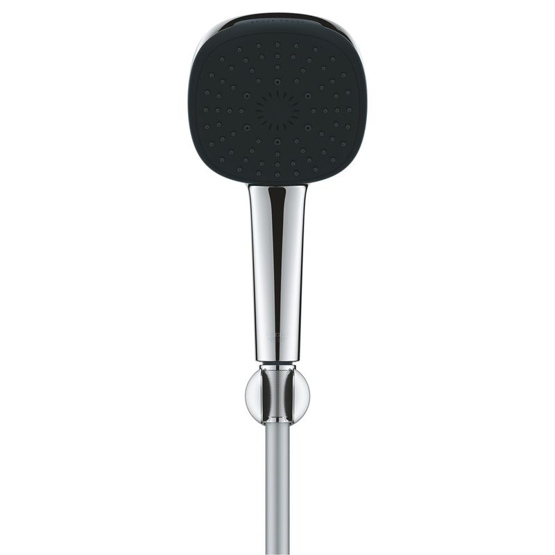 Casa si Gradina - Sanitare - Cazi si cabine de dus - Coloane si seturi de dus - Para de dus Grohe 26176001, 110 mm, 1.75 m, 221 mm, 3 functii, 1/2 racord, sistem anticalcar, universal, Crom - Infinity.ro