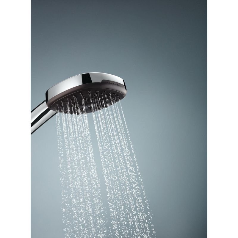 Casa si Gradina - Sanitare - Cazi si cabine de dus - Coloane si seturi de dus - Para de dus Grohe 26176001, 110 mm, 1.75 m, 221 mm, 3 functii, 1/2 racord, sistem anticalcar, universal, Crom - Infinity.ro
