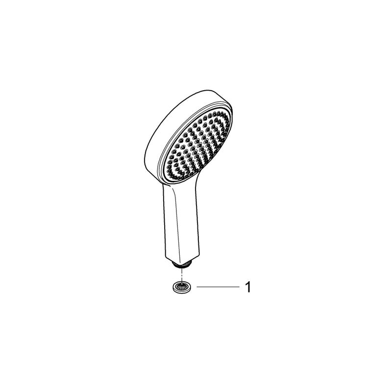 Casa si Gradina - Sanitare - Cazi si cabine de dus - Coloane si seturi de dus - Para de dus Grohe 27661000, 115 mm, 220 mm, 114 mm, 3 functii, 1/2 racord, sistem anticalcar, universal, Crom - Infinity.ro