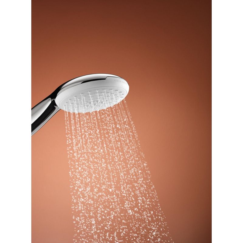 Casa si Gradina - Sanitare - Cazi si cabine de dus - Coloane si seturi de dus - Para de dus Grohe 26919003, 110 mm, 1.5 m, 211 mm, 2 functii, 1/2 racord, sistem anticalcar, universal, Crom - Infinity.ro