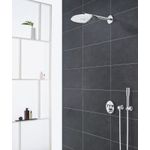 Casa si Gradina - Sanitare - Cazi si cabine de dus - Coloane si seturi de dus - Para de dus Grohe 27400000, 66 mm, 207 mm, 1 functii, 1/2 racord, sistem anticalcar, universal, Crom - Infinity.ro