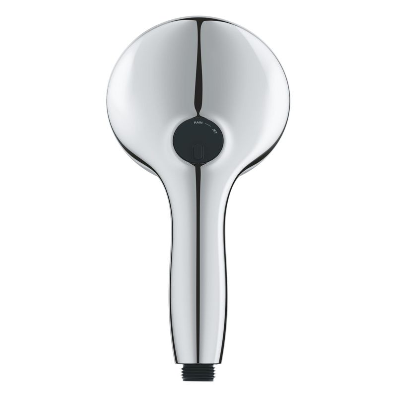 Casa si Gradina - Sanitare - Cazi si cabine de dus - Coloane si seturi de dus - Para de dus Grohe 27946001, 110 mm, 221 mm, 2 functii, 1/2 racord, sistem anticalcar, universal, Crom - Infinity.ro