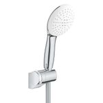 Casa si Gradina - Sanitare - Cazi si cabine de dus - Coloane si seturi de dus - Para de dus Grohe 27601003, 110 mm, 1.75 m, 211 mm, 2 functii, 1/2 racord, sistem anticalcar, suport dus reglabil, Crom - Infinity.ro