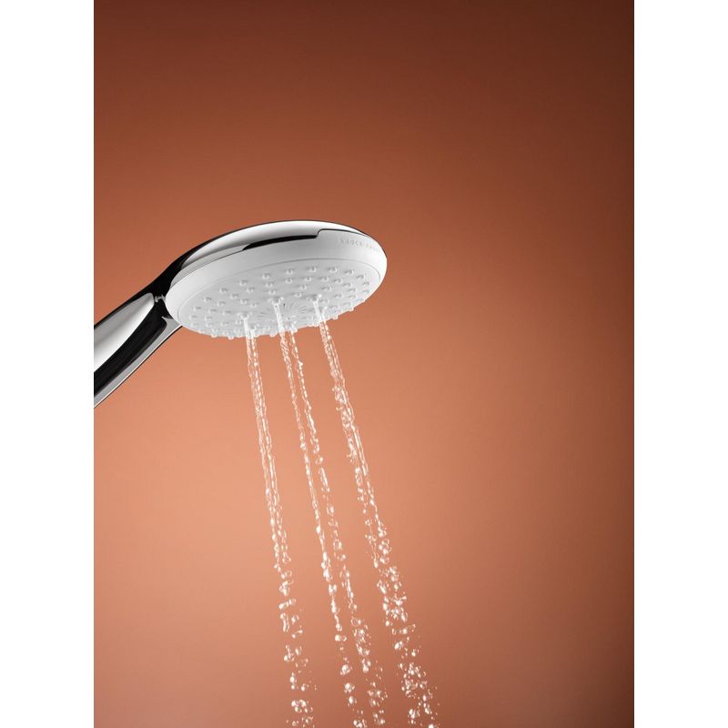 Casa si Gradina - Sanitare - Cazi si cabine de dus - Coloane si seturi de dus - Para de dus Grohe 27601003, 110 mm, 1.75 m, 211 mm, 2 functii, 1/2 racord, sistem anticalcar, suport dus reglabil, Crom - Infinity.ro