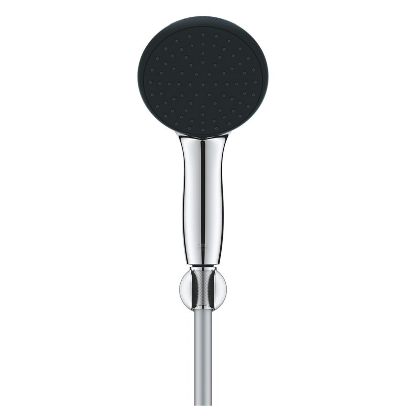 Casa si Gradina - Sanitare - Cazi si cabine de dus - Coloane si seturi de dus - Para de dus Grohe 27944001, 110 mm, 1.75 m, 211 mm, 1 functii, 1/2 racord, sistem anticalcar, universal, Crom - Infinity.ro