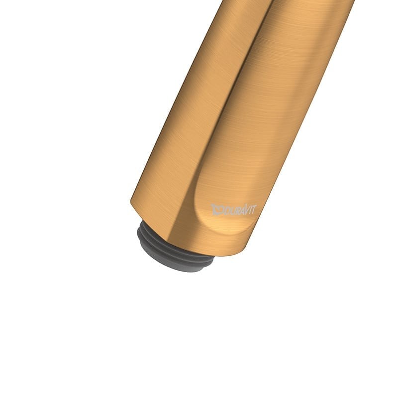 Casa si Gradina - Sanitare - Cazi si cabine de dus - Coloane si seturi de dus - Para dus Duravit UV0652017004, 120 mm, 240 mm, 3 functii, 1/2 racord, sistem anticalcar, universal, Bronz - Infinity.ro