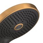Casa si Gradina - Sanitare - Cazi si cabine de dus - Coloane si seturi de dus - Para dus Duravit UV0652017004, 120 mm, 240 mm, 3 functii, 1/2 racord, sistem anticalcar, universal, Bronz - Infinity.ro