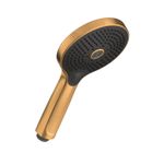 Casa si Gradina - Sanitare - Cazi si cabine de dus - Coloane si seturi de dus - Para dus Duravit UV0652017004, 120 mm, 240 mm, 3 functii, 1/2 racord, sistem anticalcar, universal, Bronz - Infinity.ro
