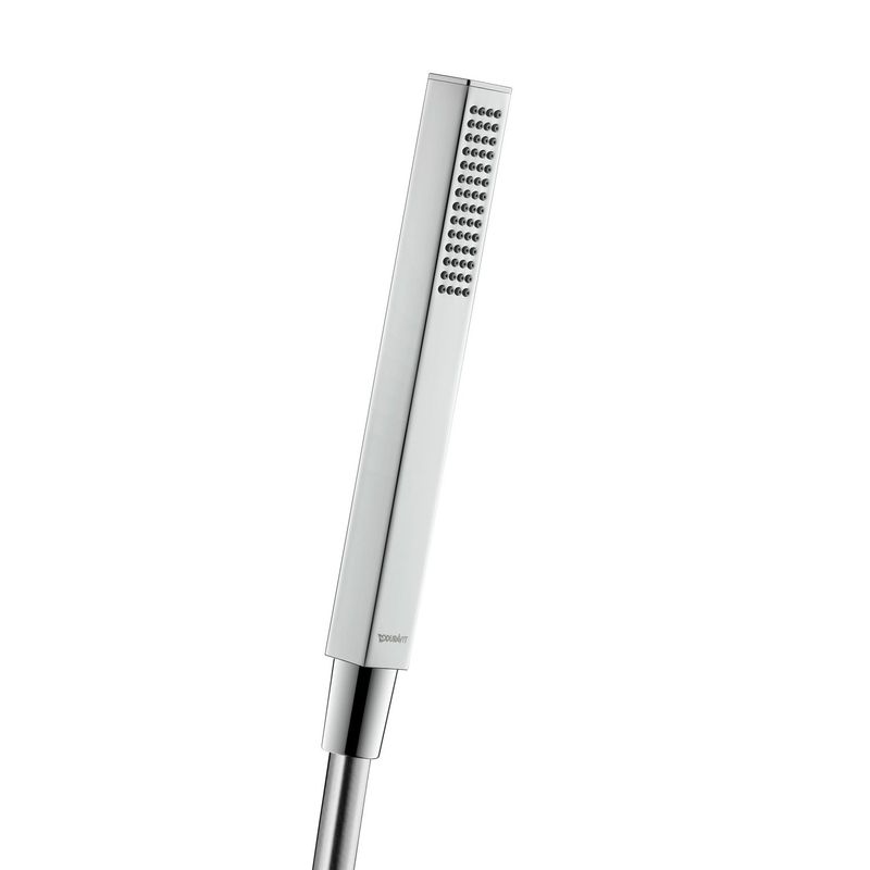 Casa si Gradina - Sanitare - Cazi si cabine de dus - Coloane si seturi de dus - Para dus Duravit UV0640002010, 22 mm, 222 mm, 1 functii, 1/2 racord, sistem anticalcar, universal, Crom - Infinity.ro