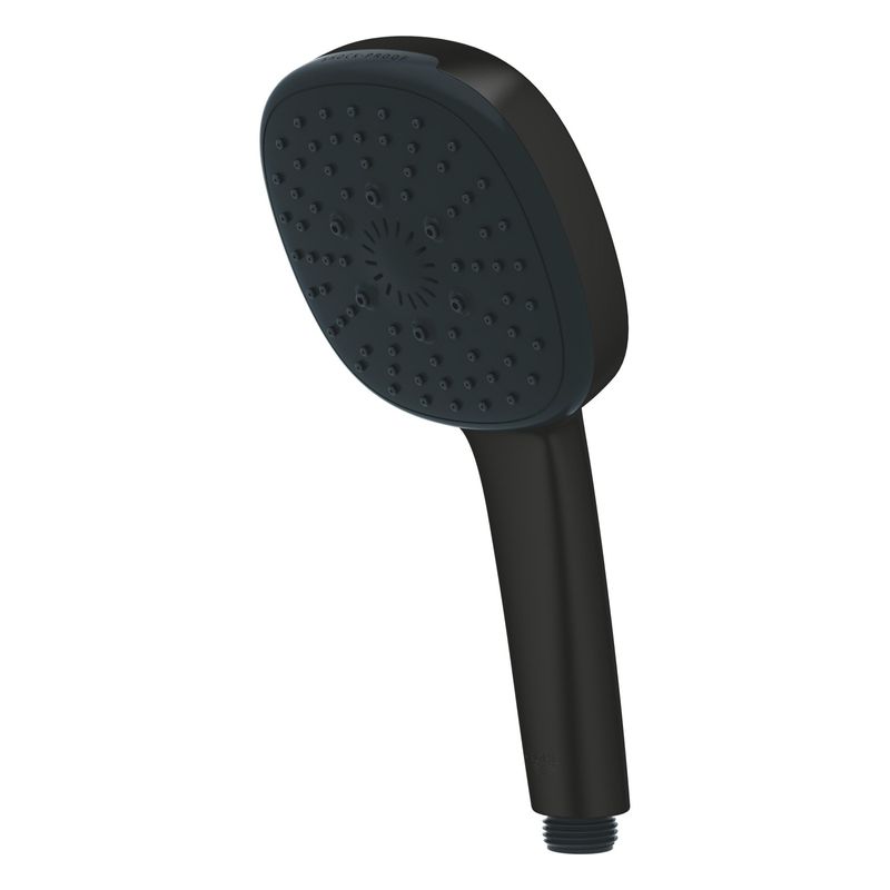 Casa si Gradina - Sanitare - Cazi si cabine de dus - Coloane si seturi de dus - Para dus Grohe 260922431, 110 mm, 7.4 l/min, 240 mm, 3 functii, 1/2 racord, sistem anticalcar, Negru - Infinity.ro