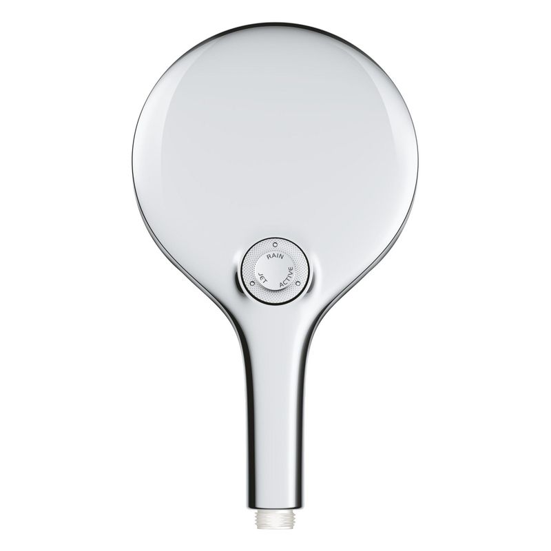 Casa si Gradina - Sanitare - Cazi si cabine de dus - Coloane si seturi de dus - Para dus Grohe 26590000, 150 mm, 263 mm, 3 functii, 1/2 racord, sistem anticalcar, universal, abs, Crom - Infinity.ro