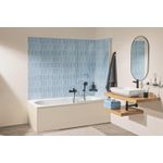 Casa si Gradina - Sanitare - Cazi si cabine de dus - Coloane si seturi de dus - Para dus Grohe 260922431, 110 mm, 7.4 l/min, 240 mm, 3 functii, 1/2 racord, sistem anticalcar, Negru - Infinity.ro