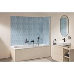 Casa si Gradina - Sanitare - Cazi si cabine de dus - Coloane si seturi de dus - Para dus Grohe 260922431, 110 mm, 7.4 l/min, 240 mm, 3 functii, 1/2 racord, sistem anticalcar, Negru - Infinity.ro