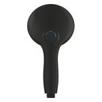 Casa si Gradina - Sanitare - Cazi si cabine de dus - Coloane si seturi de dus - Para dus Grohe 260312431, 110 mm, 7.4 l/min, 240 mm, 3 functii, 1/2 racord, sistem anticalcar, Negru - Infinity.ro