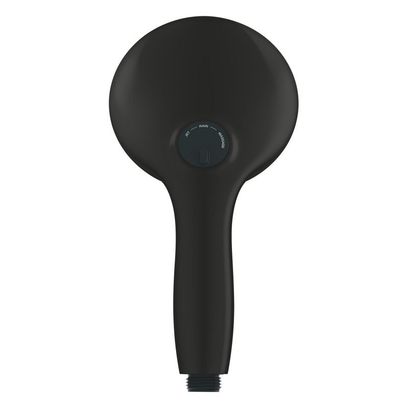 Casa si Gradina - Sanitare - Cazi si cabine de dus - Coloane si seturi de dus - Para dus Grohe 260312431, 110 mm, 7.4 l/min, 240 mm, 3 functii, 1/2 racord, sistem anticalcar, Negru - Infinity.ro
