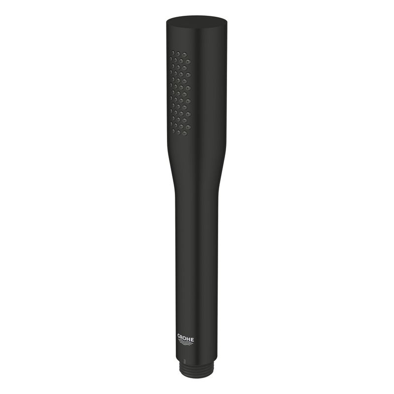 Casa si Gradina - Sanitare - Cazi si cabine de dus - Coloane si seturi de dus - Para dus Grohe 274002430, 30 mm, 8.199999999999999 l/min, 216 mm, 1 functii, 1/2 racord, sistem anticalcar, Negru - Infinity.ro