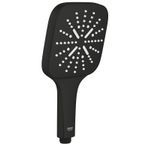 Casa si Gradina - Sanitare - Cazi si cabine de dus - Coloane si seturi de dus - Para dus Grohe 265952430, 130 mm, 8.5 l/min, 253 mm, 3 functii, 1/2 racord, sistem anticalcar, Negru - Infinity.ro