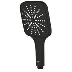 Casa si Gradina - Sanitare - Cazi si cabine de dus - Coloane si seturi de dus - Para dus Grohe 265952430, 130 mm, 8.5 l/min, 253 mm, 3 functii, 1/2 racord, sistem anticalcar, Negru - Infinity.ro