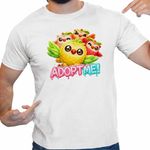 Fashion, accesorii si bijuterii - Barbati - Imbracaminte - Tricouri si bluze barbati - Tricou Barbati Roblox Adopt Me Bufnita, alb, marime XL - Infinity.ro